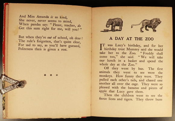 c1950 My Pet Panda Antique British Illustrated Childrens Book Birn Brothers Ltd