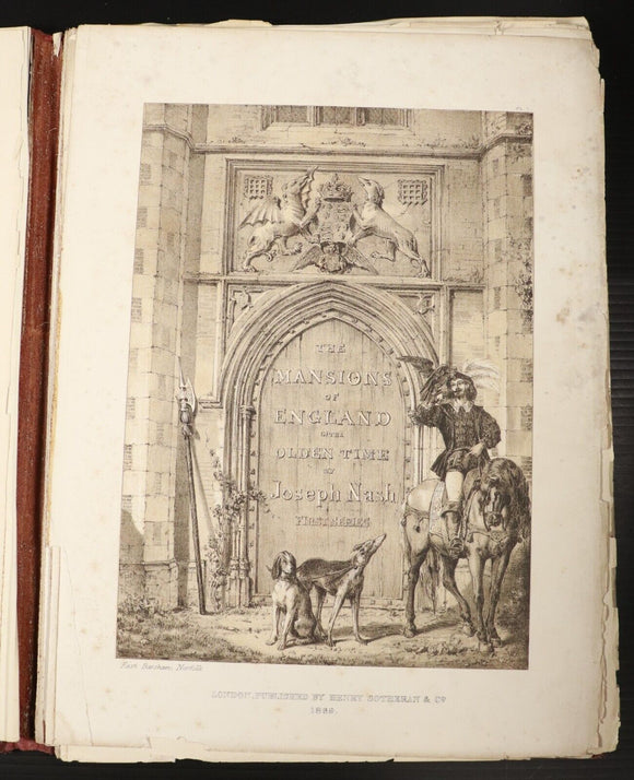 1869 4vol The Mansions Of England In Olden Time Antiquarian Architecture Books