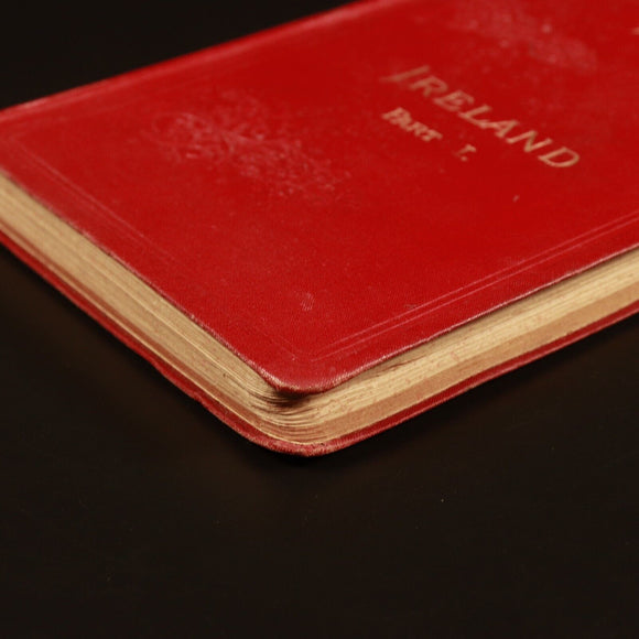 1902 Through Guide Series Ireland Part 1 Antique British Travel Guide w/Maps