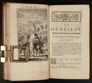 1762 La Henriade Par Monsieur De Voltaire Antiquarian French Poetry Book-5