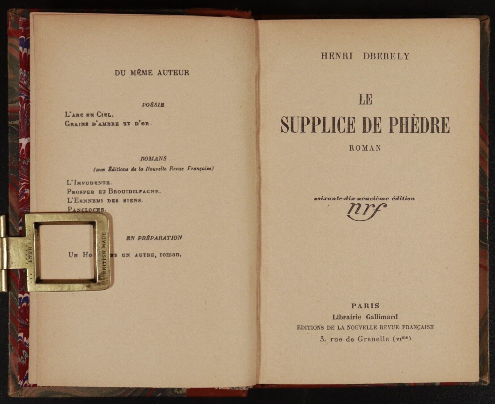 c1925 9vol Ouvrages De Rolland, Tinayre & Dberely Antique French Fiction Books