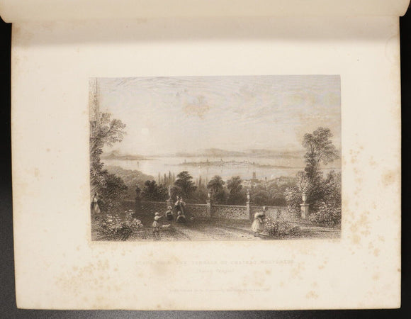 1836 2vol Switzerland Illustrated by Beattie & Bartlett Antiquarian Plate Book