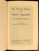 1912 David Copperfield by Charles Dickens Antique Fiction Book Gresham V9-6