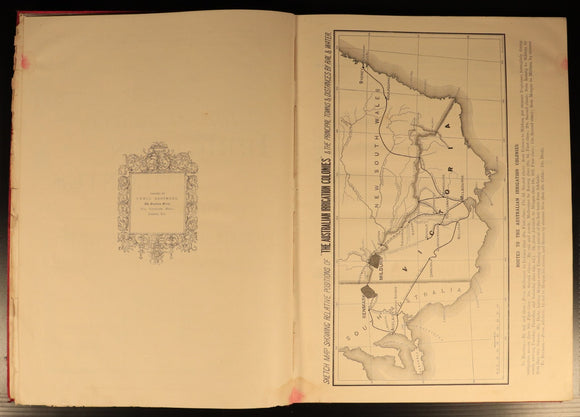 1887 The Australian Irrigation Colonies Antiquarian Australian History Book