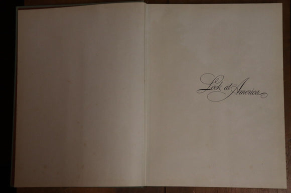 1946 Look at America: The Country You Know & Don't Know Antique History Book