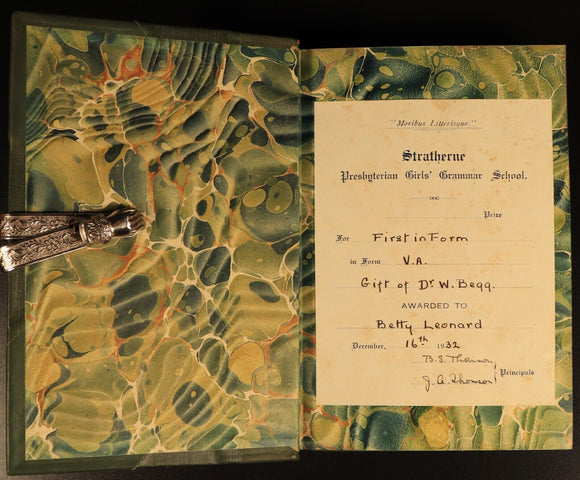 The Poetical Works Of John Keats 1931 Antique British Poetry Book Leather Bind