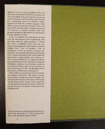 1978 Luck City: First Generation At Ballarat 1851 - 1901 Australian History Book - 0