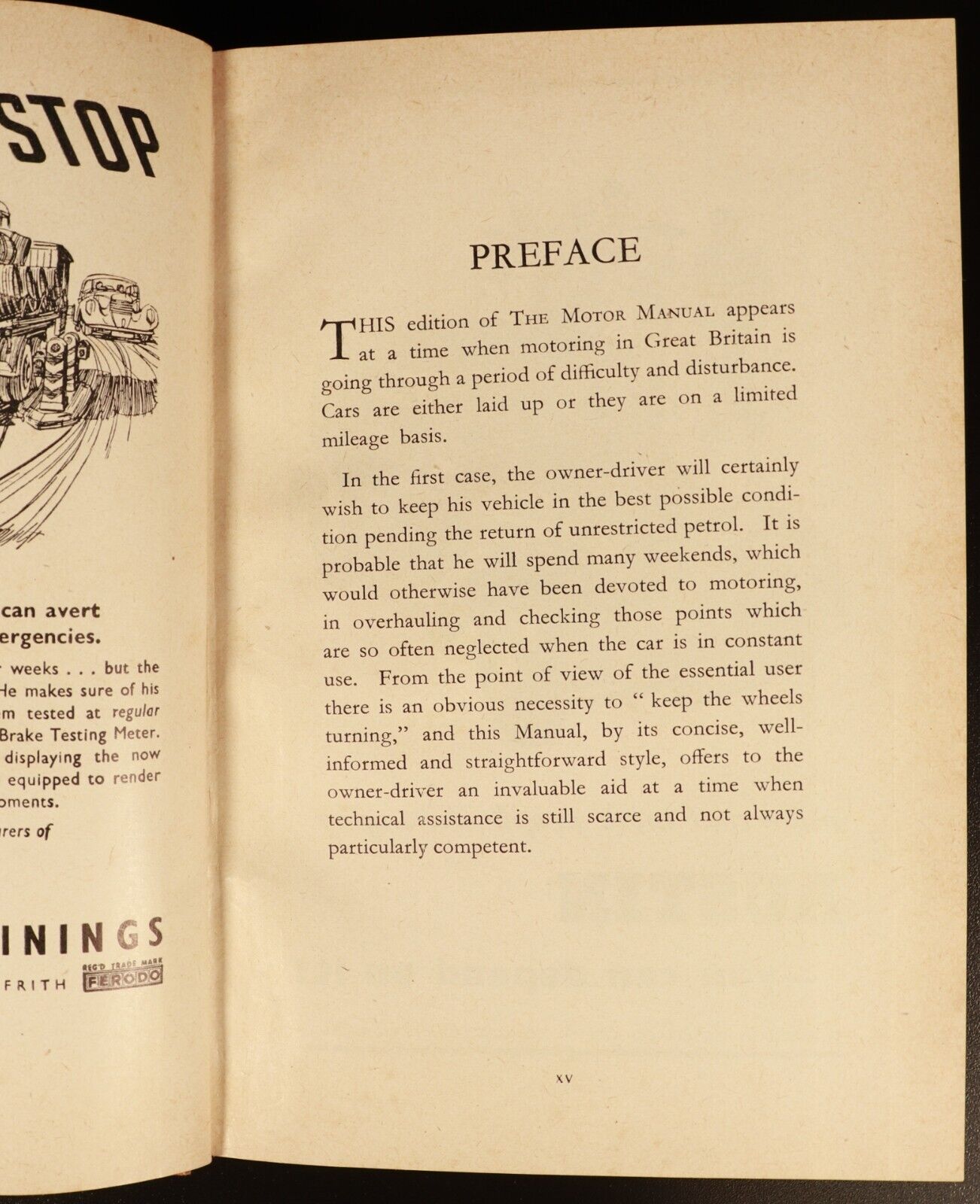 1948 The Motor Manual 33rd Edition Antique Automotive Book Temple Press