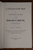 1980 A Texas Cowboy by Chas. Siringo Vintage American Western Fiction Book-2