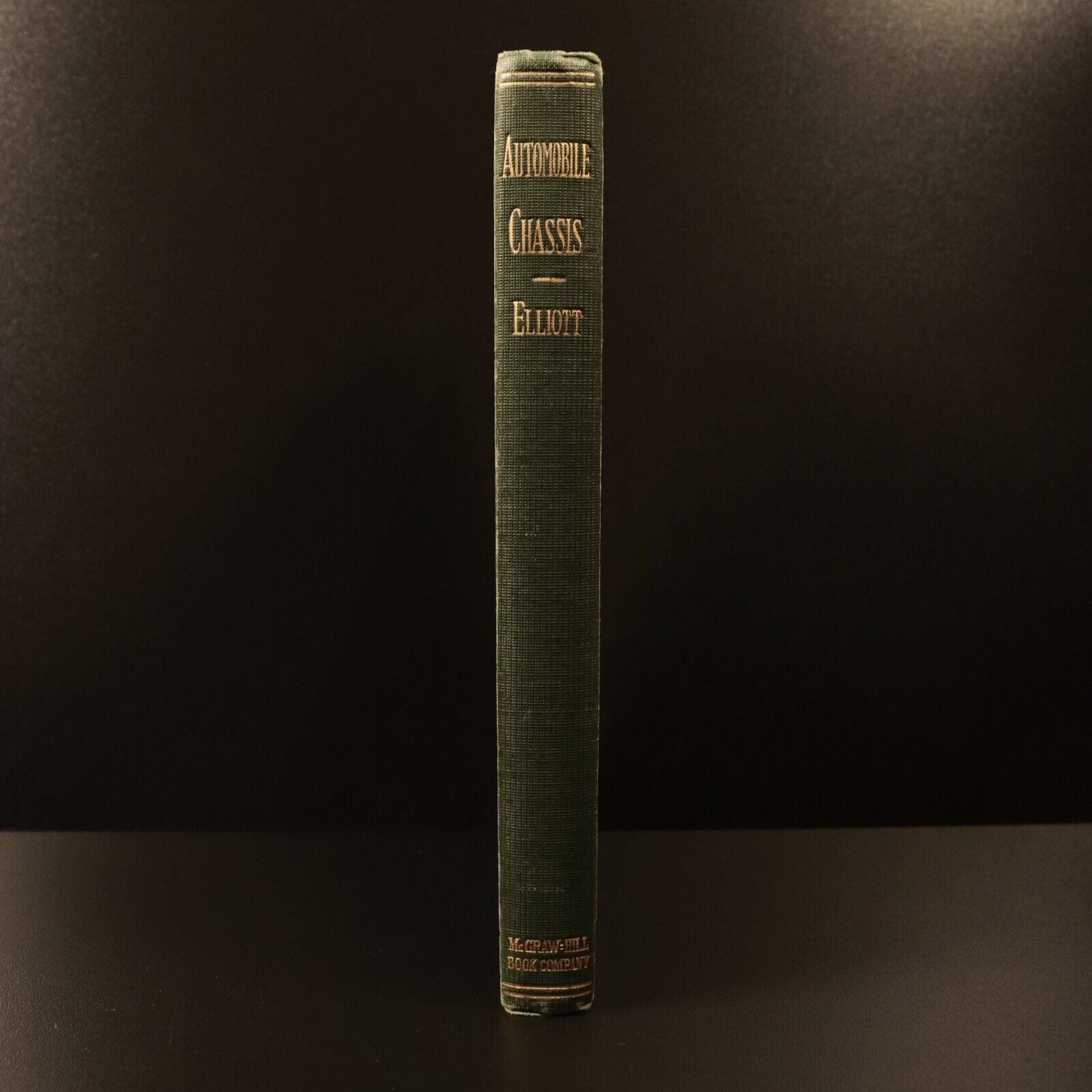 1923 The Automobile Chassis BG Elliott Antique Automotive Book McGraw Hill 1st