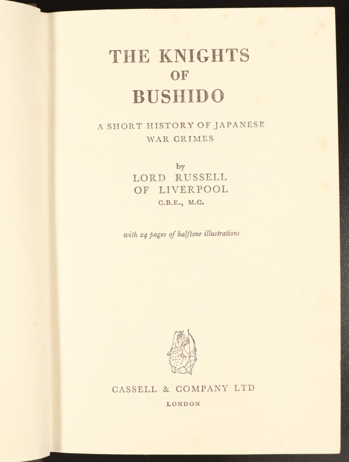 1958 Knights Of Bushido Japanese War Crimes Lord Russell Military History Book