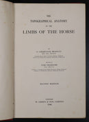 1946 The Topographical Anatomy Of The Limbs Of The Horse Antique Reference Book-2