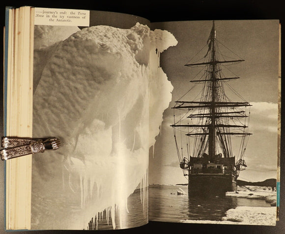 1961 South With Scott by Lord Mountevans Australian Antarctic Exploration Book