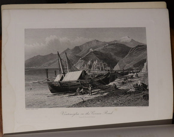 c1875 Picturesque Europe Division 10 Rare Antiquarian Engravings History Book