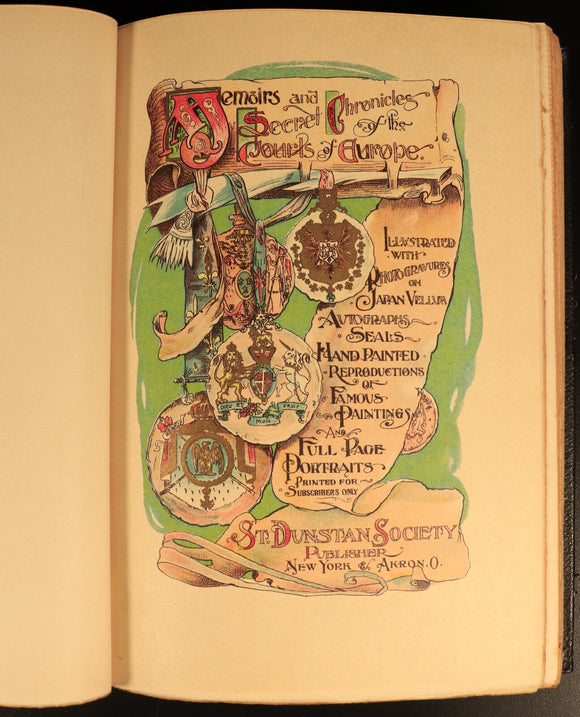 Memoirs Of Louis XIV & Regency 3vol Set 1901 Antique French Royal History Book