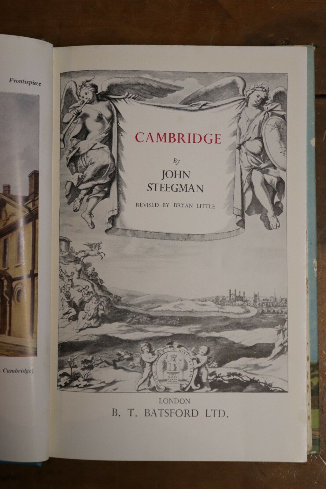 1954 Cambridge by John Steegman BT Batsford Illustrated British History Book