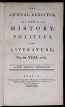 1761-1825 7vol The Annual Register Antiquarian British History Reference Books-2