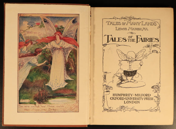 Tales Of The Fairies by Lewis Marsh 1929 Antique Illustrated Childrens Book