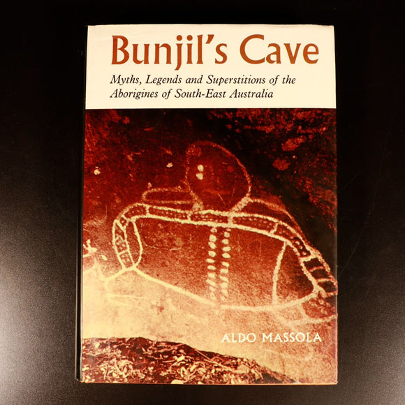 1968 Bunjil's Cave by Aldo Massola Australian Aboriginal Myths & Legends Book