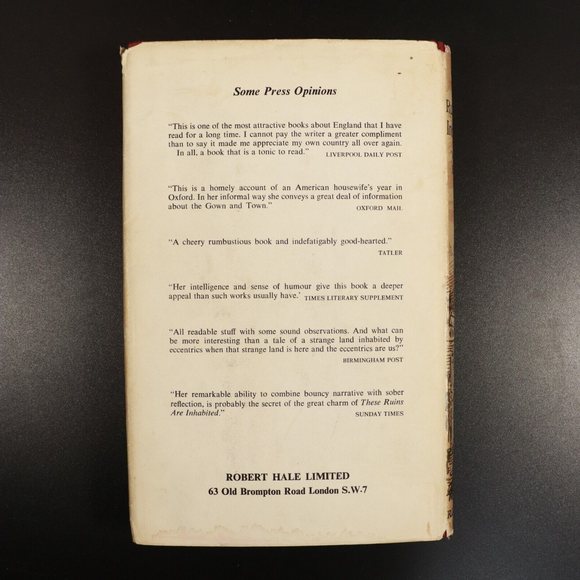 1966 These Ruins Are Inhabited by Muriel Beadle Vintage British Travel Book