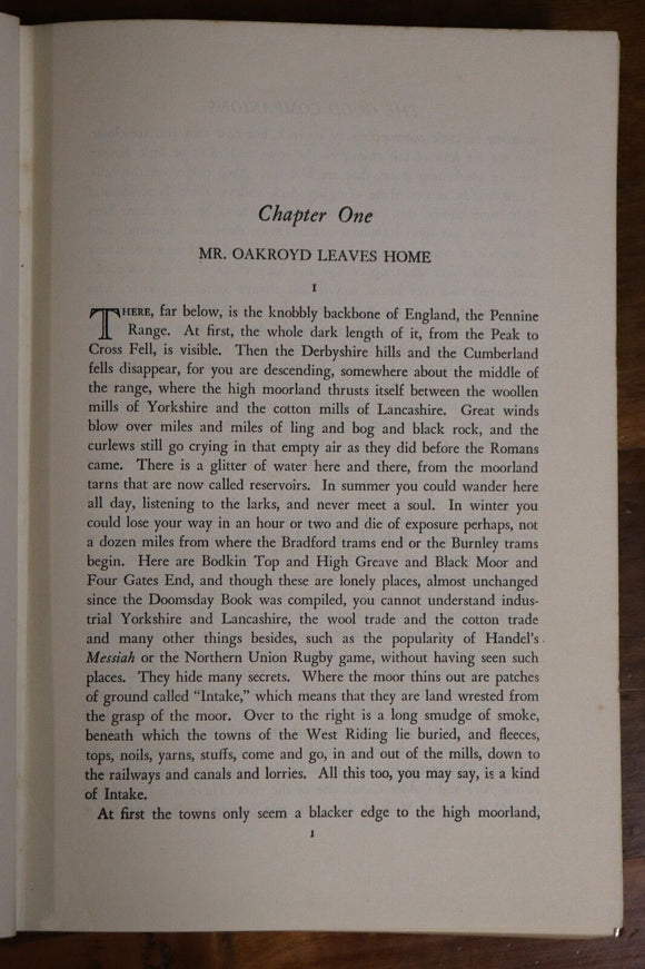 1930 The Good Companions by JB Priestley Antique Fiction Literature Book