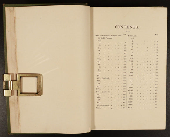 c1890 Adventures Of Two Brave Boys by G.A. Henty Antique Children's Book