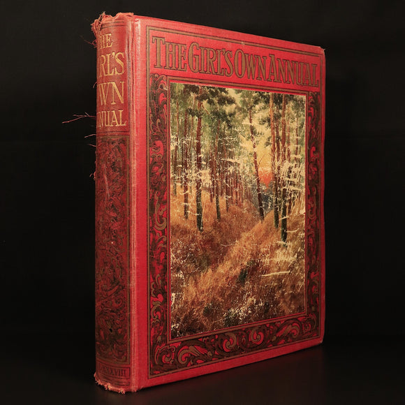 The Girls Own Annual 1917 Antique British Illustrated Girls Book Volume 38