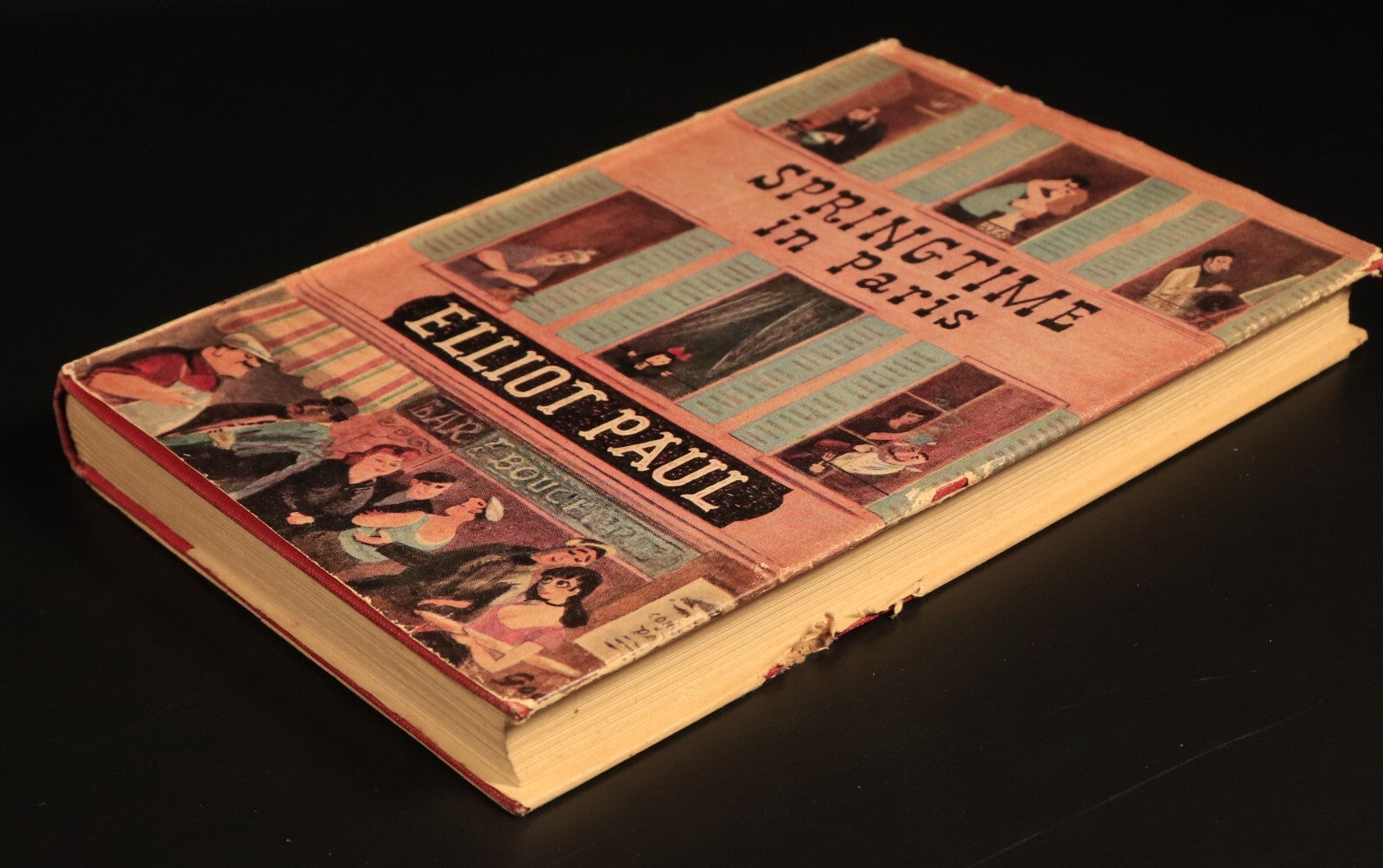 Springtime In Paris by Elliot Paul 1951 Antique French History & Travel Book - 0
