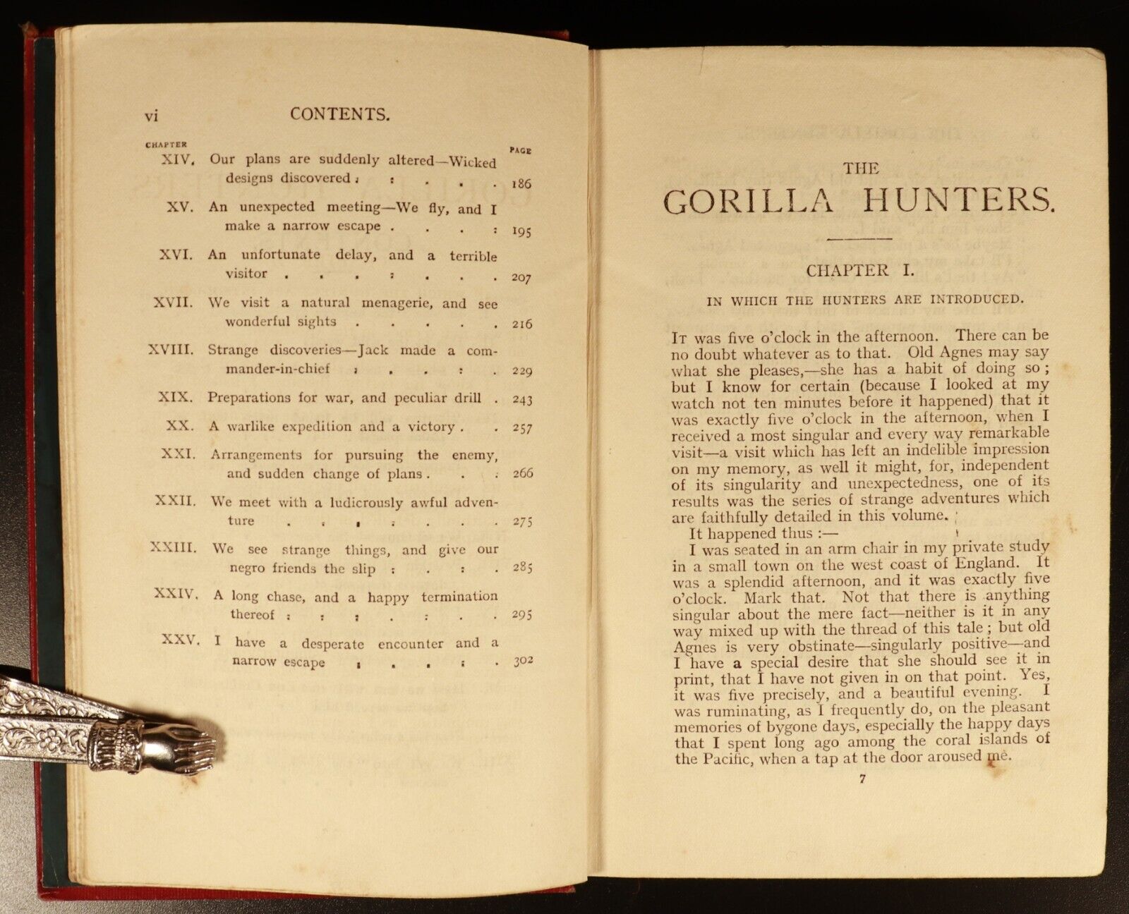 1904 The Gorilla Hunters by R.M. Ballantyne Antique Scottish Fiction Book