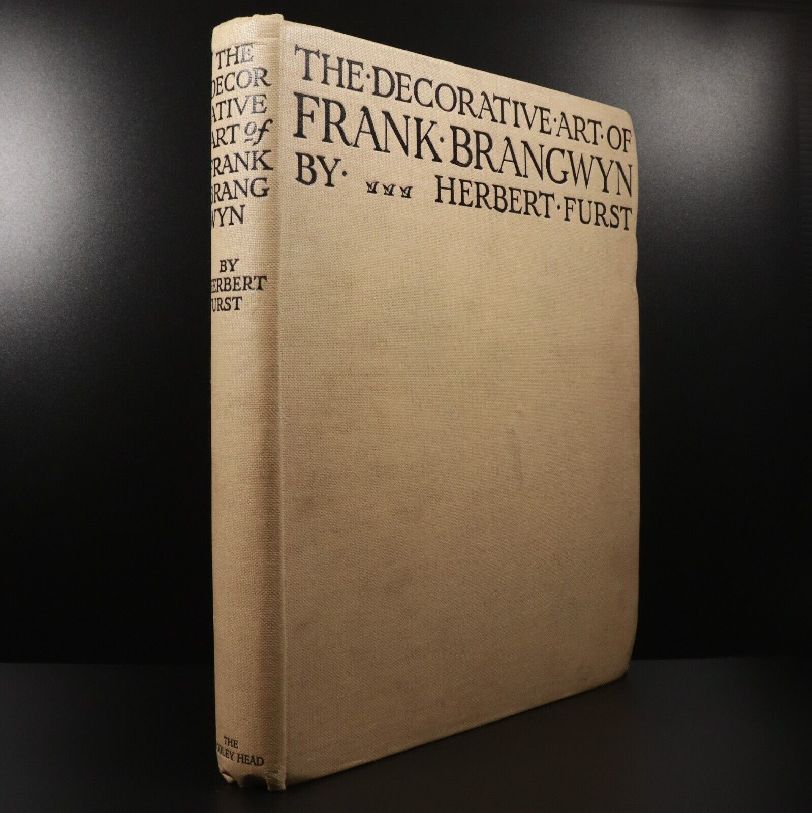 1924 The Decorative Art Of Frank Brangwyn by H. Furst Antique Art Book 1st Ed.