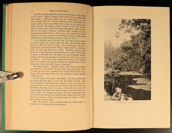 1937 Wide Horizons Wanderings In Central Australia Antique History Book