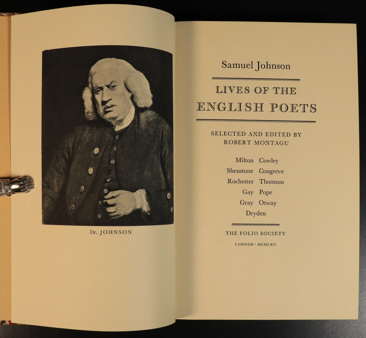 1965 Lives Of The English Poets by Samuel Johnson Folio Society Histor ...