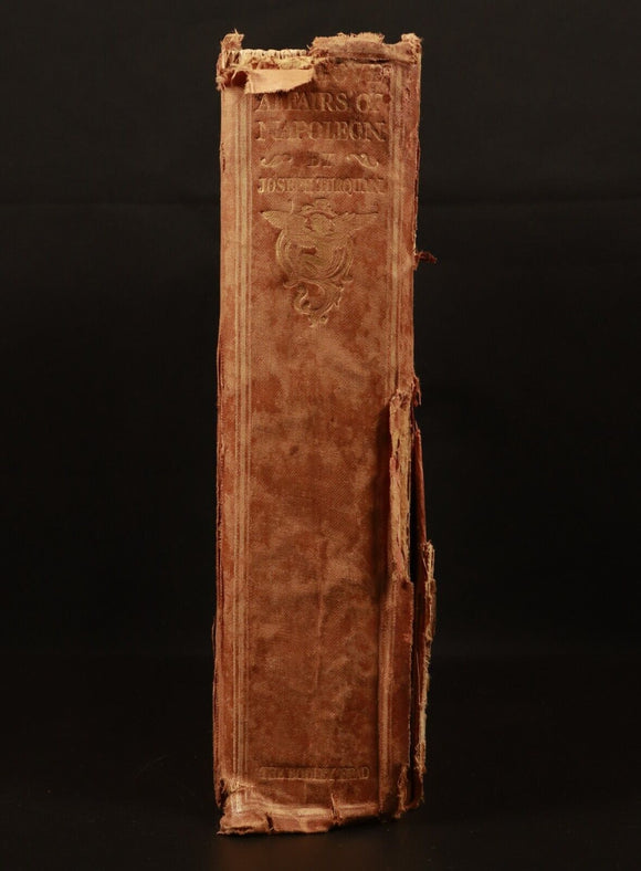 1909 Love Affairs Of Napoleon Antiquarian History Book John Lane The Bodley Head