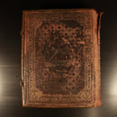 c1880 Brown's Self Interpreting Family Bible Large Antiquarian Illustrated Bible-17