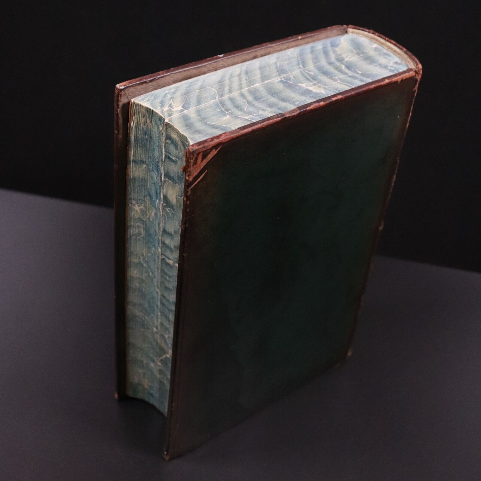 1906 Alfred Lord Tennyson A Memoir By His Son Antique Book Prize Binding Marbled