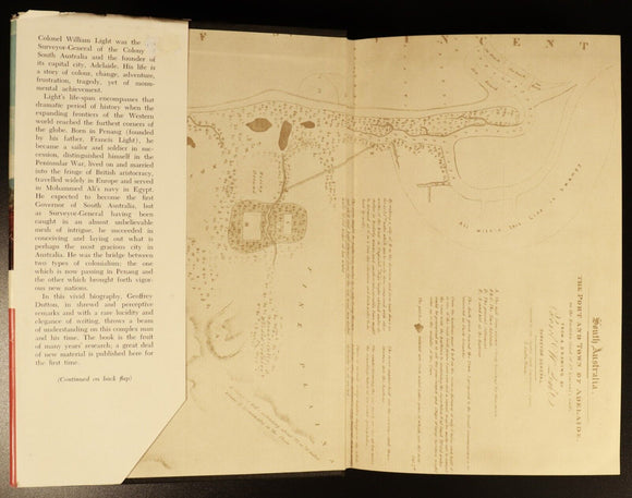 1960 Founder Of A City by Geoffrey Dutton South Australian Adelaide History Book