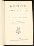 c1870 The Poetical Works Of Thomas Moore Illustrated Antique Irish Poetry Book-7