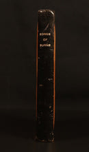 Songs Of Robert Burns Miniature Book Wooden Covers c1885 Antique Poetry Book-11
