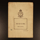 1945 Road Map Of India Antique Map Travel Book Survey Of India 112cm x 79cm-2