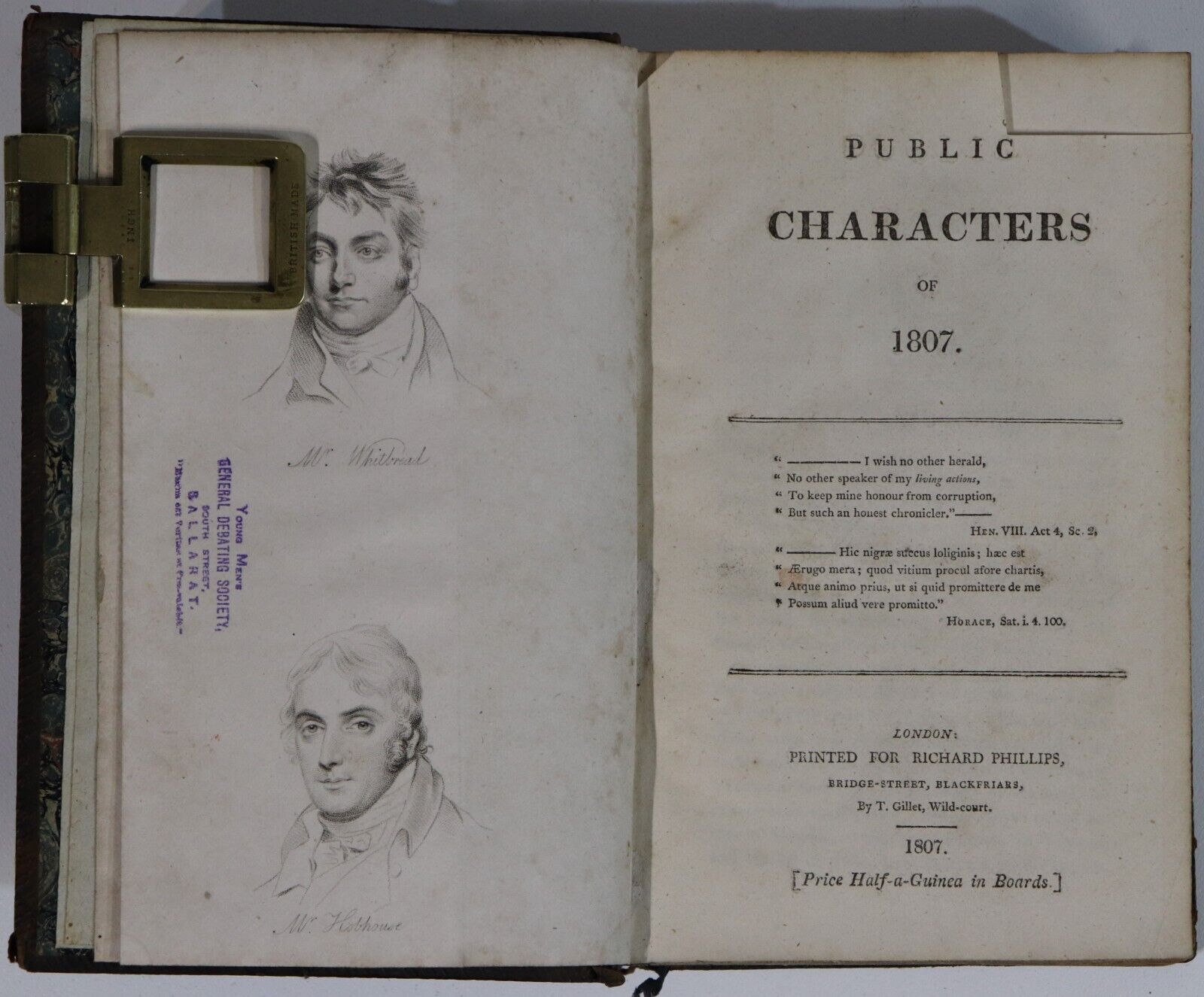 1798-1807 8vol British Public Characters: R Phillips Antiquarian Book Set