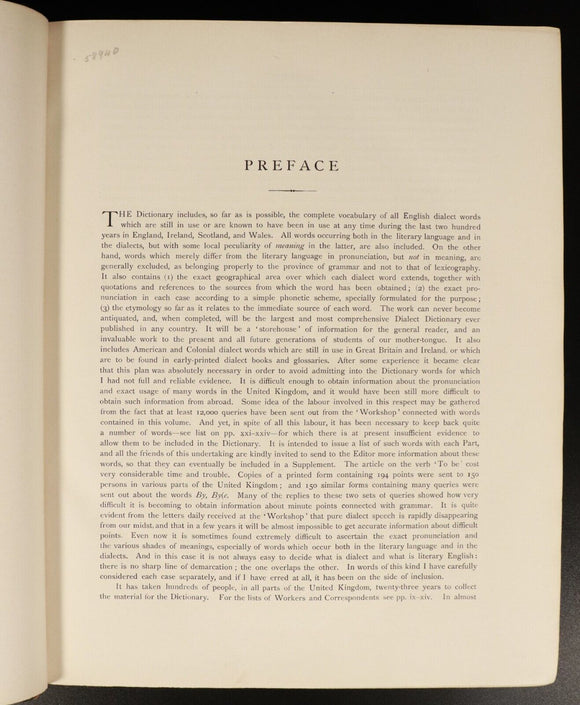 1898 6vol The English Dialect Dictionary British Antiquarian Reference Book Set