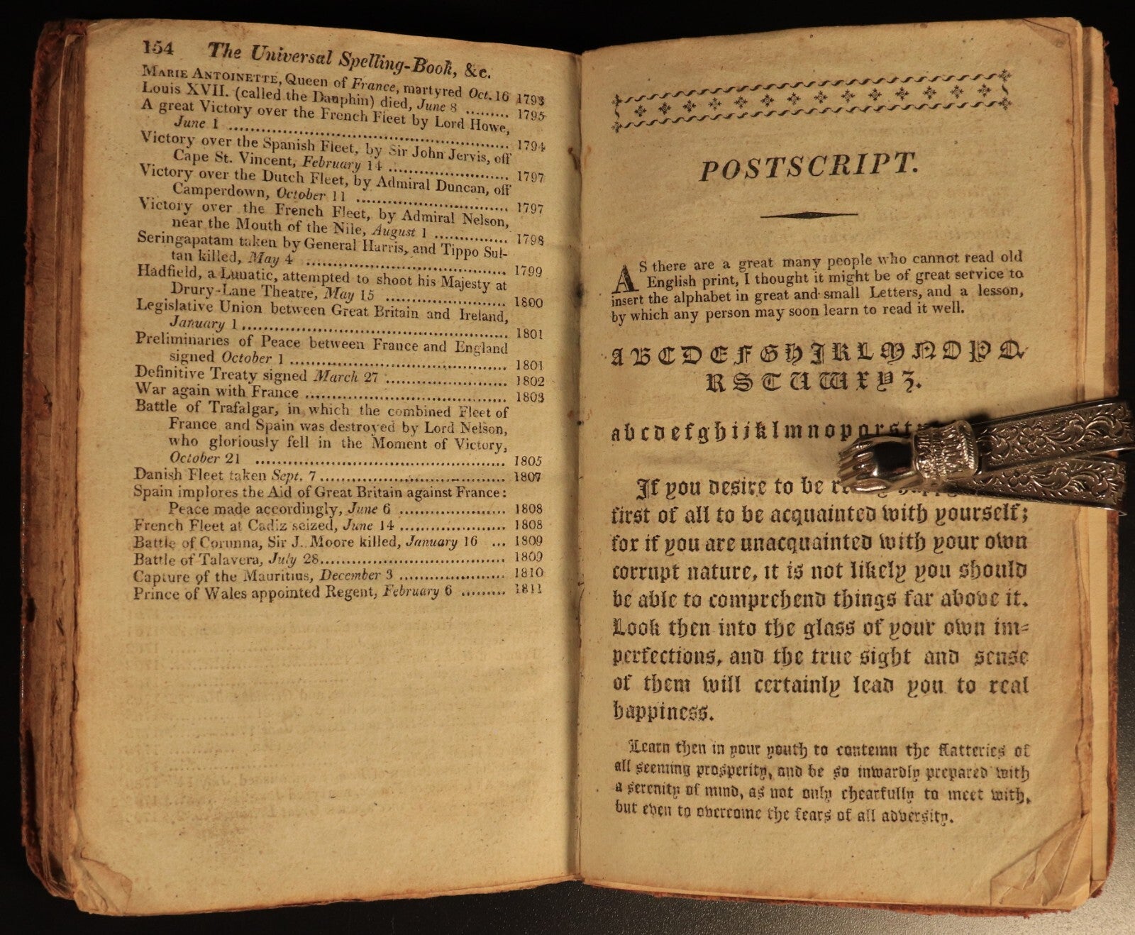 c1820 The Universal Spelling Book by Fenning & Moon Antiquarian Reference Book