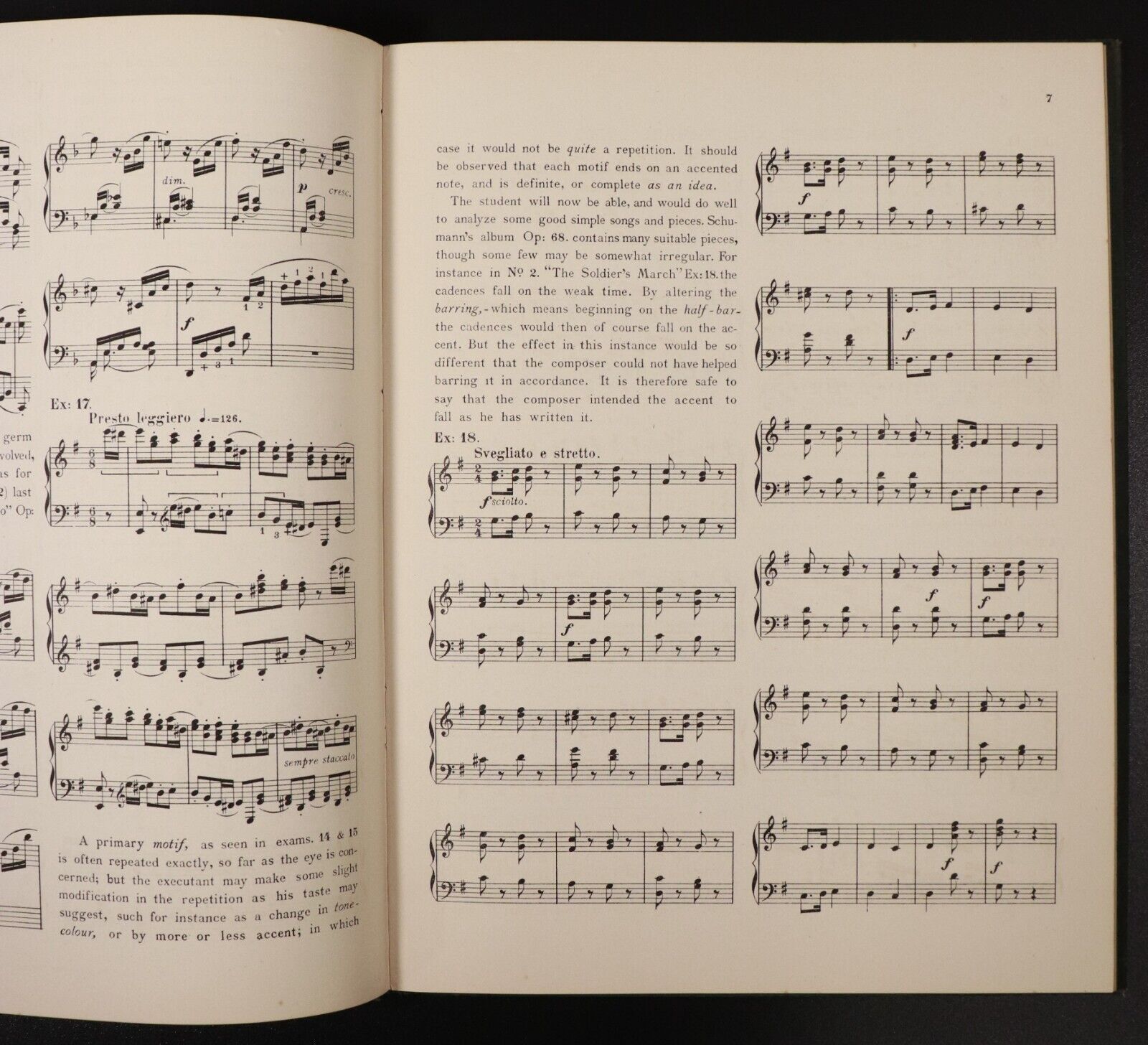 c1896 The Art Of Phrasing by G. Saunders Antique Classical Music Reference Book