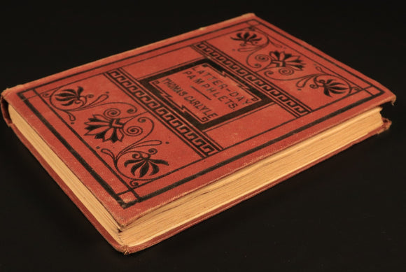1872 Latter Day Pamphlets by Thomas Carlyle Antiquarian History Book