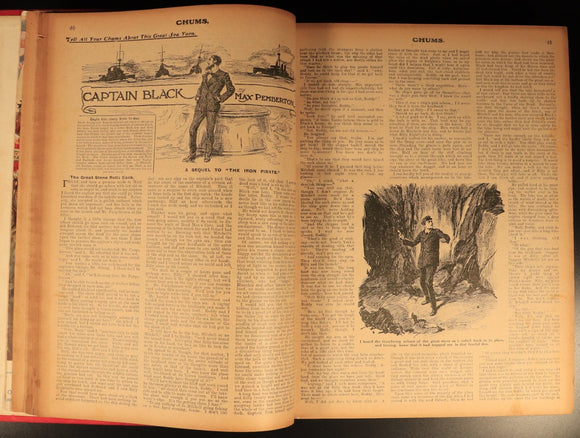 Chums 1911 Illustrated Paper For Boys Antique Illustrated British Childrens Book