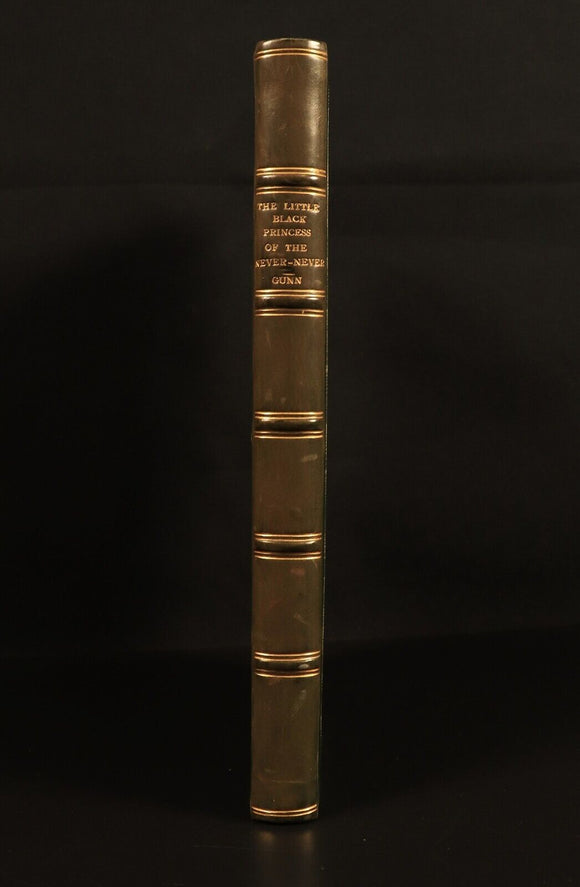 Little Black Princess Of The Never-Never by A. Gunn 1925 Antique Fiction Book