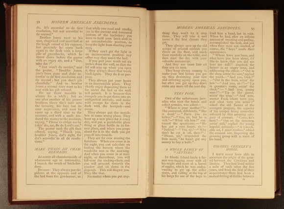 1873 Book Of Modern Anecdotes Antique Philosophy & Literature Book Routledge