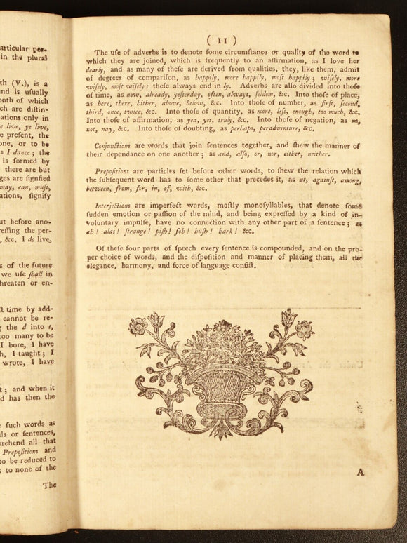 1753 Pocket Dictionary or Complete English Expositor Rare Antiquarian Book 1st