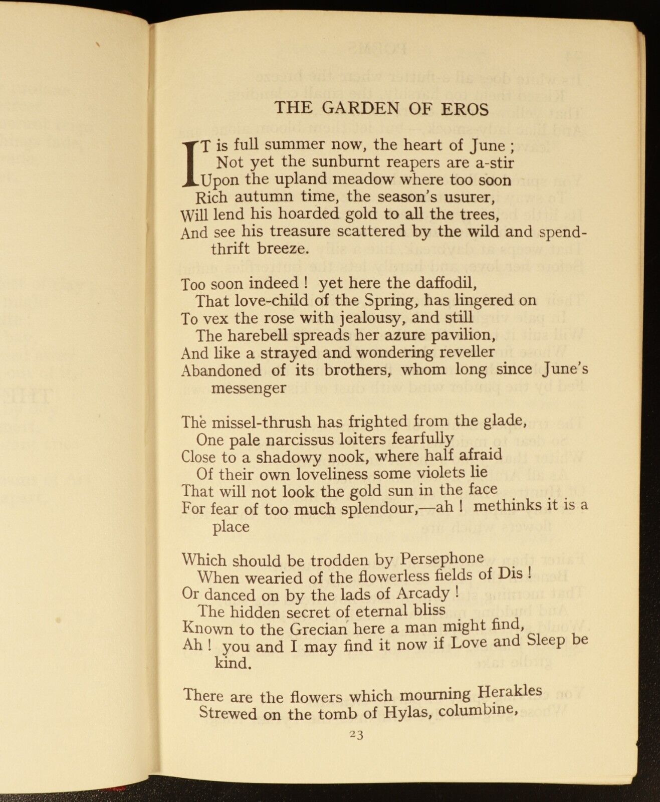 c1920 Poems & Essays Of Oscar Wilde by D. Nachshen Antique British Poetry Book