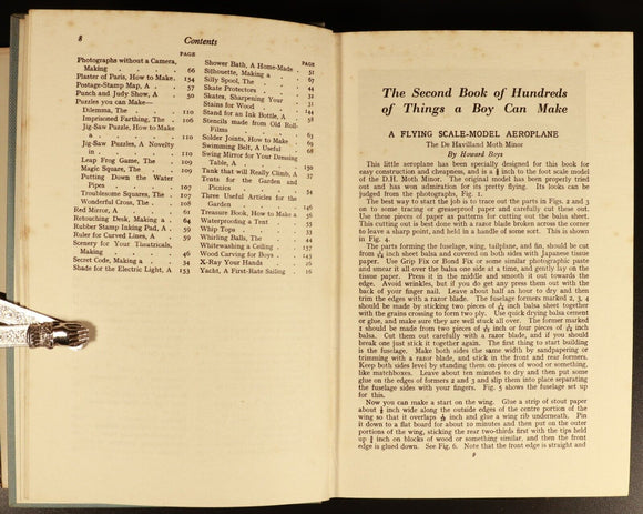 c1950 Hundreds Of Things A Boy Can Make British Childrens Hobby Book